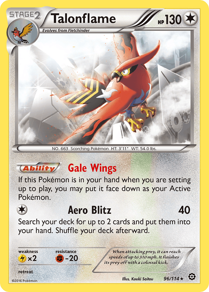 Talonflame (96/114) [XY: Steam Siege] (Online Only)