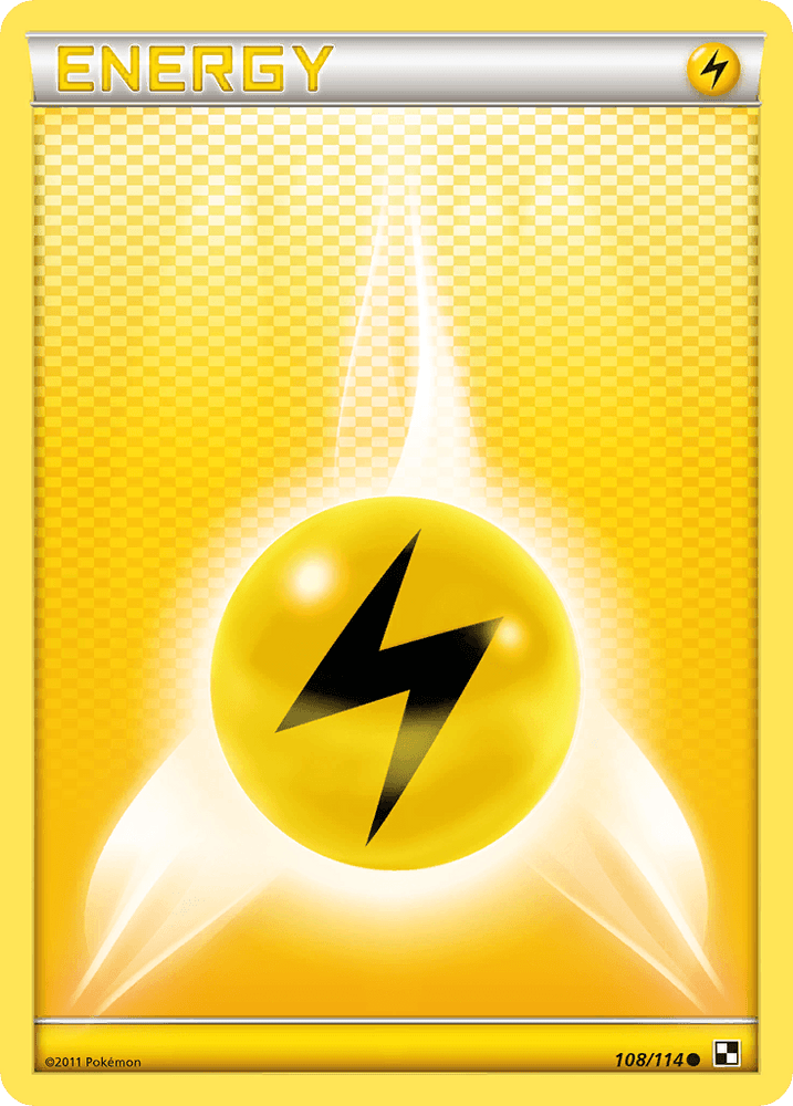 Lightning Energy (108/114) [Black & White: Base Set] (Online Only)