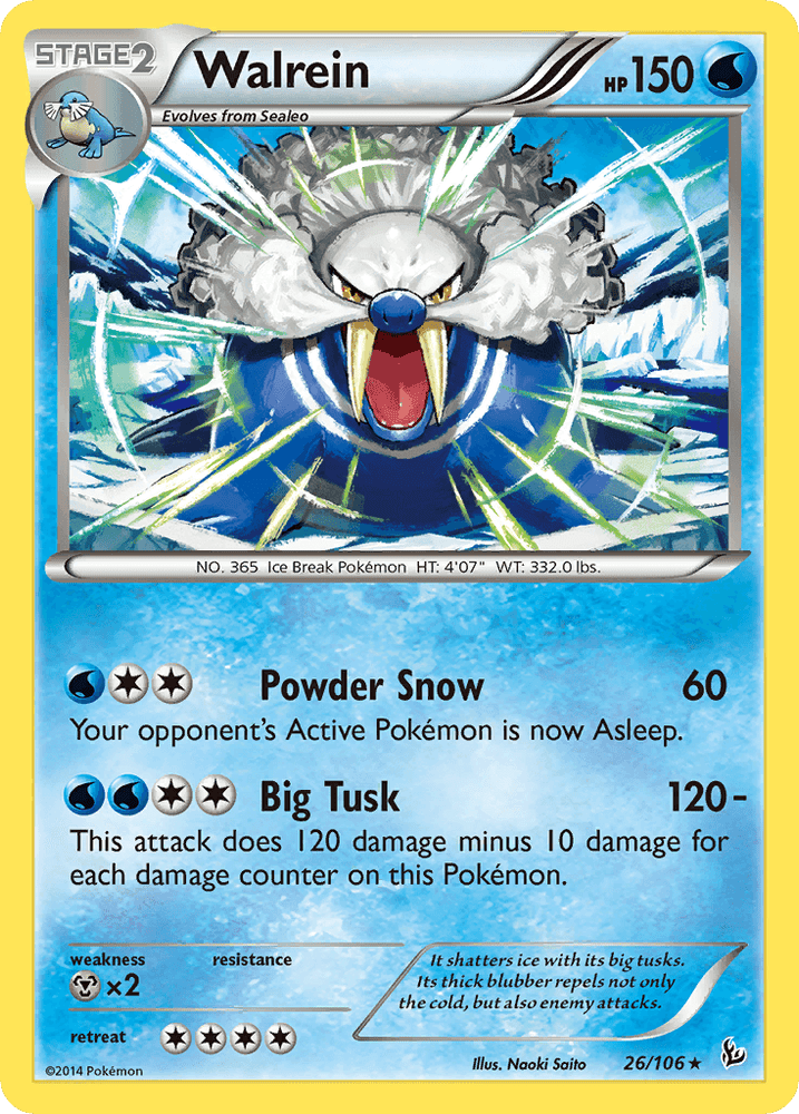 Walrein (26/106) [XY: Flashfire] (Online Only)