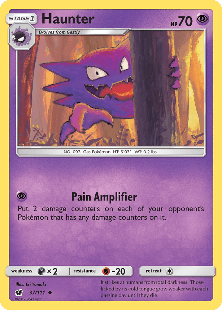Haunter (37/111) [Sun & Moon: Crimson Invasion] (Online Only)
