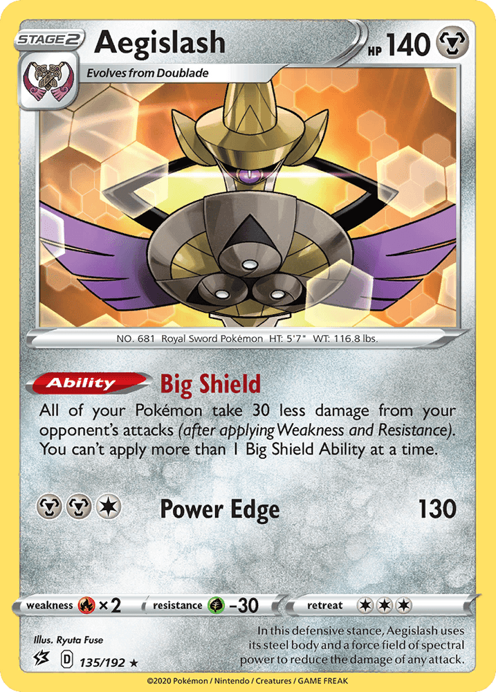 Aegislash (135/192) [Sword & Shield: Rebel Clash] (Online Only)