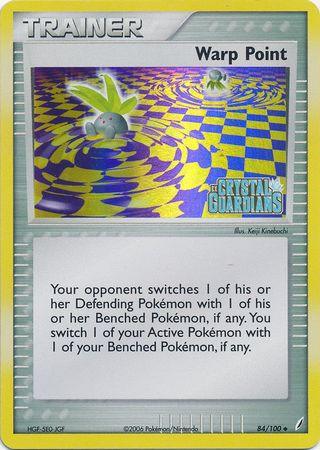 Warp Point (84/100) (Stamped) [EX: Crystal Guardians] (Online Only)