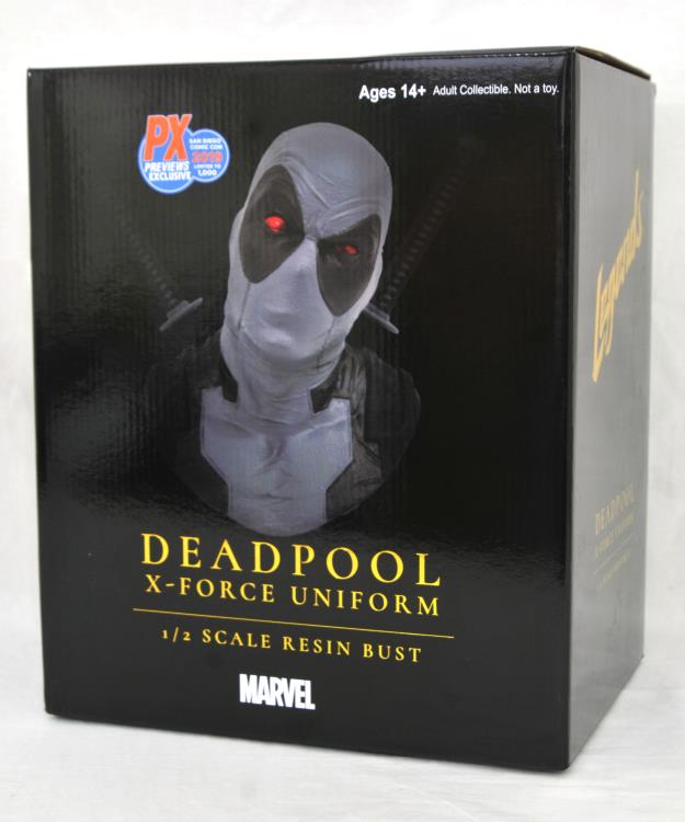 Diamond Select Toys: Marvel - X-Force Deadpool 1/2 Scale Bust Preview Exclusive (2019 SDCC) (ONLINE ORDER ONLY)