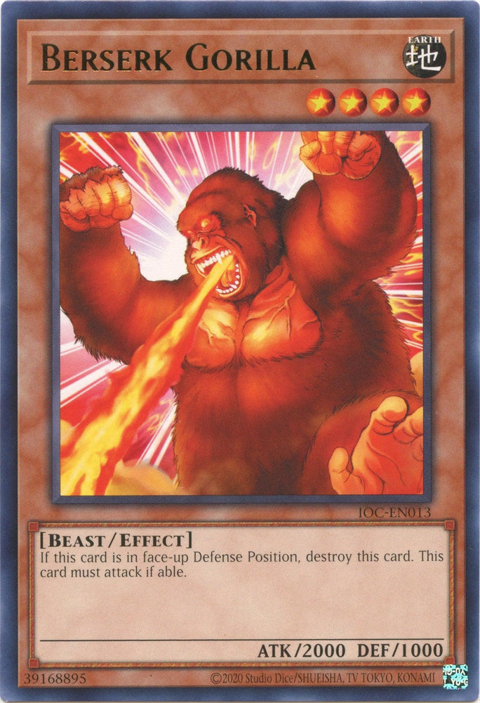 Berserk Gorilla (25th Anniversary) [IOC-EN013] Rare (ONLINE ORDER ONLY)