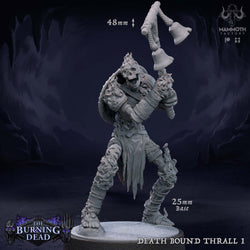 Death Bound Thrall: Sculpt 1 (Skeleton Musician, Regular or On Fire) (Online Only)