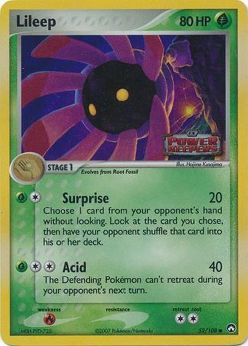 Lileep (52/108) (Stamped) [EX: Power Keepers] (Online Only)