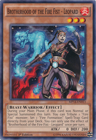 Brotherhood of the Fire Fist - Leopard [MP14-EN013] Common (ONLINE ORDER ONLY)
