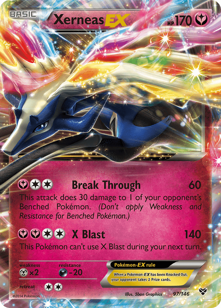 Xerneas EX (97/146) [XY: Base Set] (Online Only)