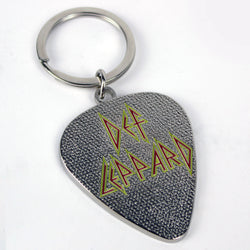 Def Leppard Pick Logo Metal Keychain (Online Order Only)