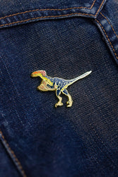 Deinonychus Enamel Pin (Deinonychus antirrhopus)