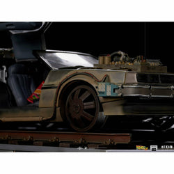 Iron Studios Back to the Future Part III DeLorean 1:10 Scale Statue (ONLINE ORDER ONLY)