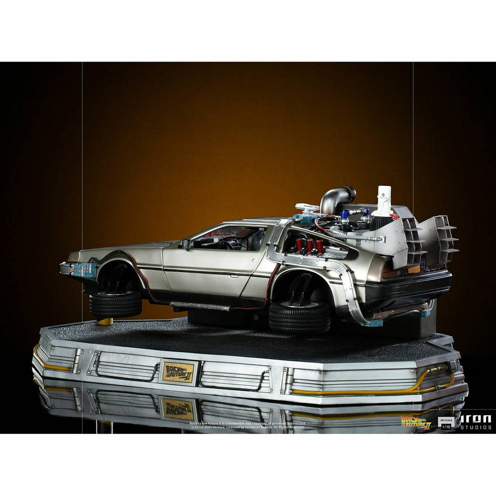 Iron Studios Back to the Future Part II DeLorean (Regular Version) 1:10 Scale Statue (ONLINE ORDER ONLY)