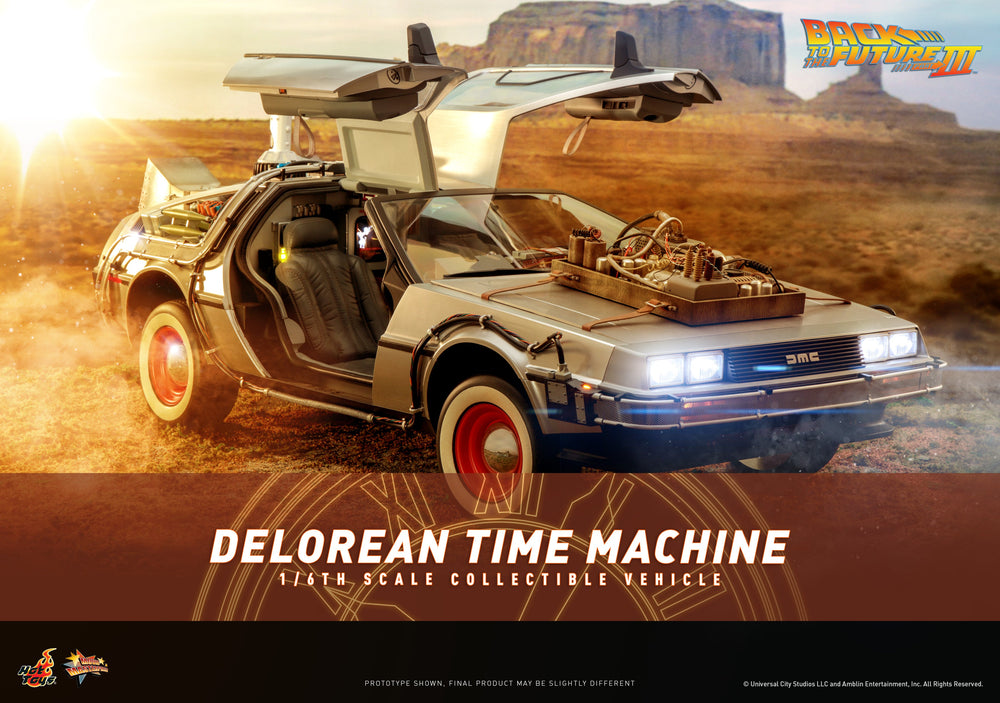 Hot Toys Back to the Future Part III 1:6 scale DeLorean Time Machine Collectible Vehicle [DROP SHIPS DIRECTLY FROM DISTRIBUTOR] (ONLINE ORDER ONLY)