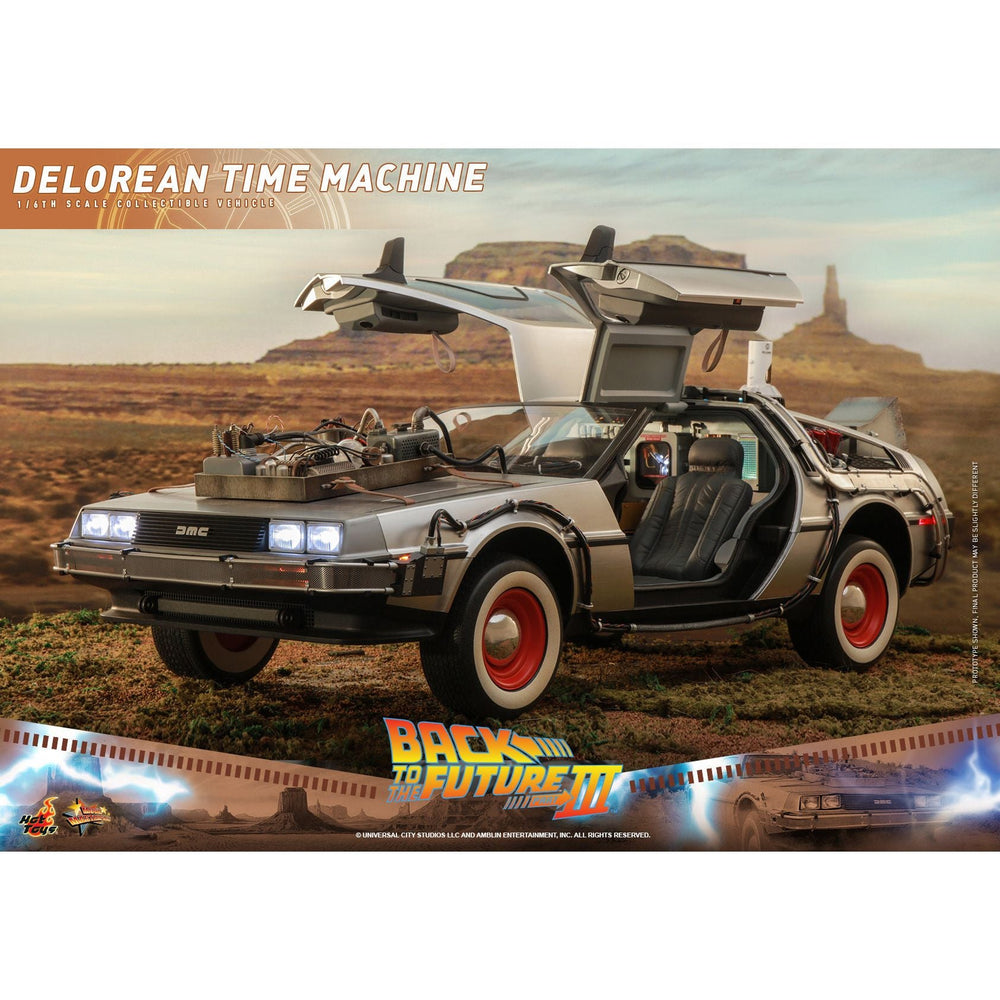 Hot Toys Back to the Future Part III 1:6 scale DeLorean Time Machine Collectible Vehicle [DROP SHIPS DIRECTLY FROM DISTRIBUTOR] (ONLINE ORDER ONLY)