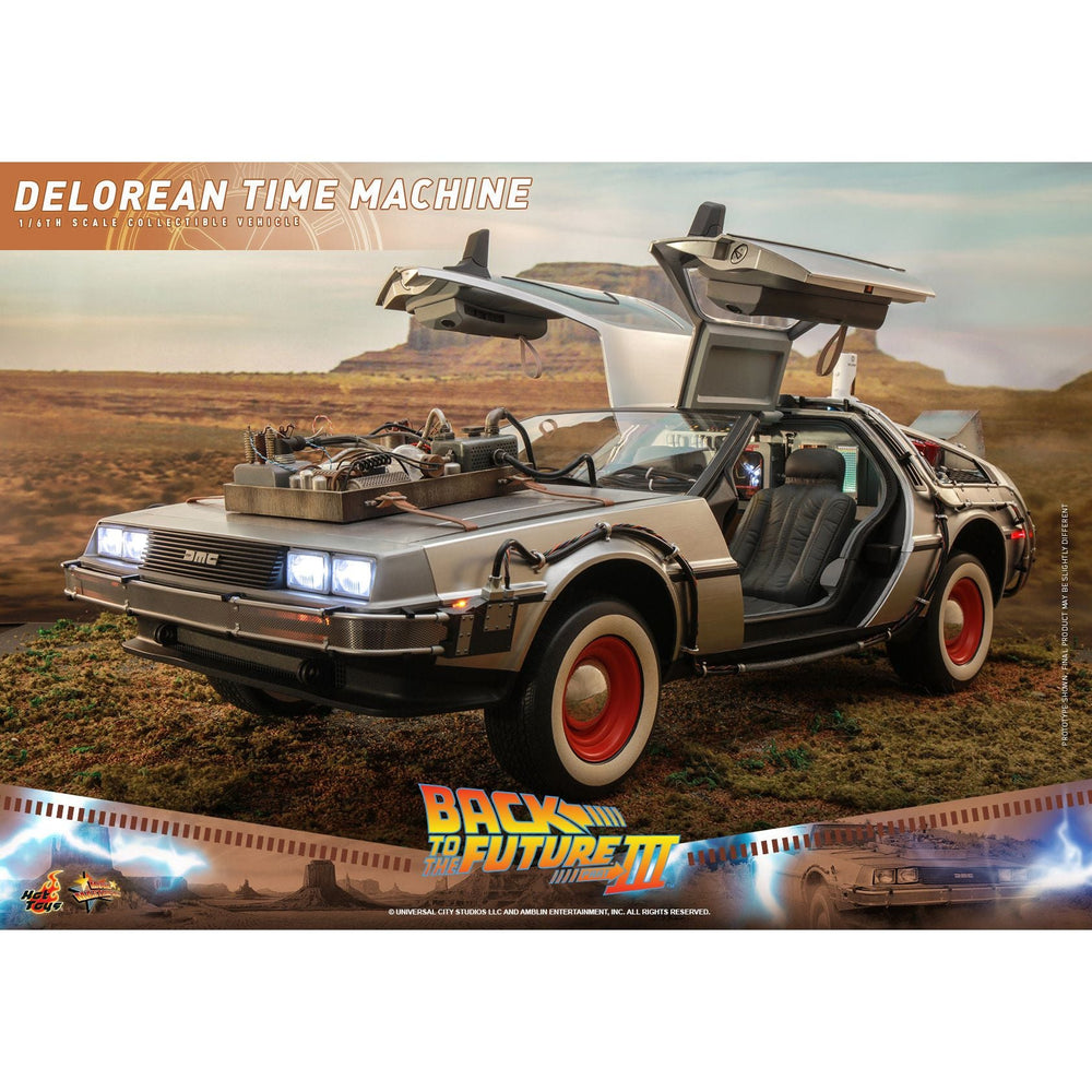 Hot Toys Back to the Future Part III 1:6 scale DeLorean Time Machine Collectible Vehicle [DROP SHIPS DIRECTLY FROM DISTRIBUTOR] (ONLINE ORDER ONLY)