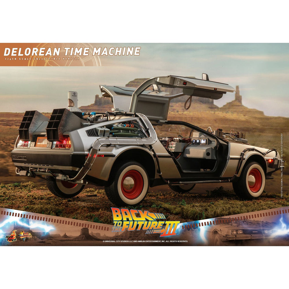 Hot Toys Back to the Future Part III 1:6 scale DeLorean Time Machine Collectible Vehicle [DROP SHIPS DIRECTLY FROM DISTRIBUTOR] (ONLINE ORDER ONLY)
