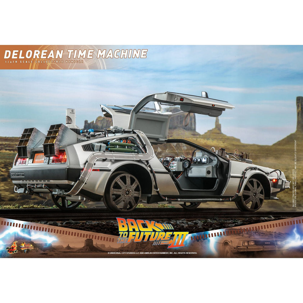 Hot Toys Back to the Future Part III 1:6 scale DeLorean Time Machine Collectible Vehicle [DROP SHIPS DIRECTLY FROM DISTRIBUTOR] (ONLINE ORDER ONLY)
