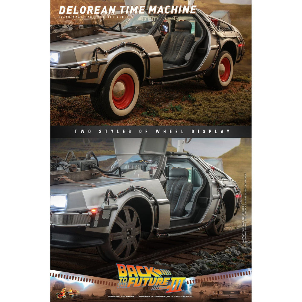 Hot Toys Back to the Future Part III 1:6 scale DeLorean Time Machine Collectible Vehicle [DROP SHIPS DIRECTLY FROM DISTRIBUTOR] (ONLINE ORDER ONLY)