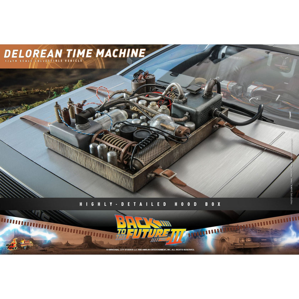 Hot Toys Back to the Future Part III 1:6 scale DeLorean Time Machine Collectible Vehicle [DROP SHIPS DIRECTLY FROM DISTRIBUTOR] (ONLINE ORDER ONLY)