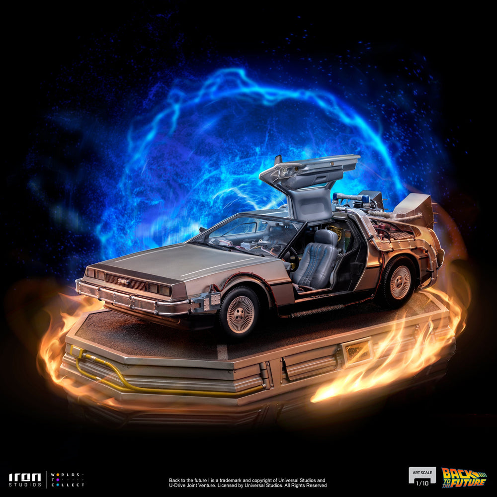 Iron Studios Back to the Future DeLorean 1:10 Scale Statue (ONLINE ORDER ONLY)