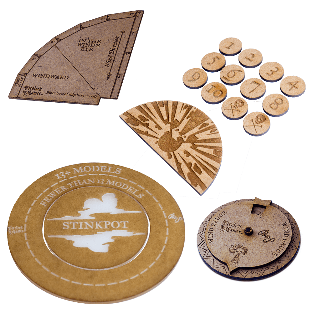 Blood & Plunder: Deluxe Template Set