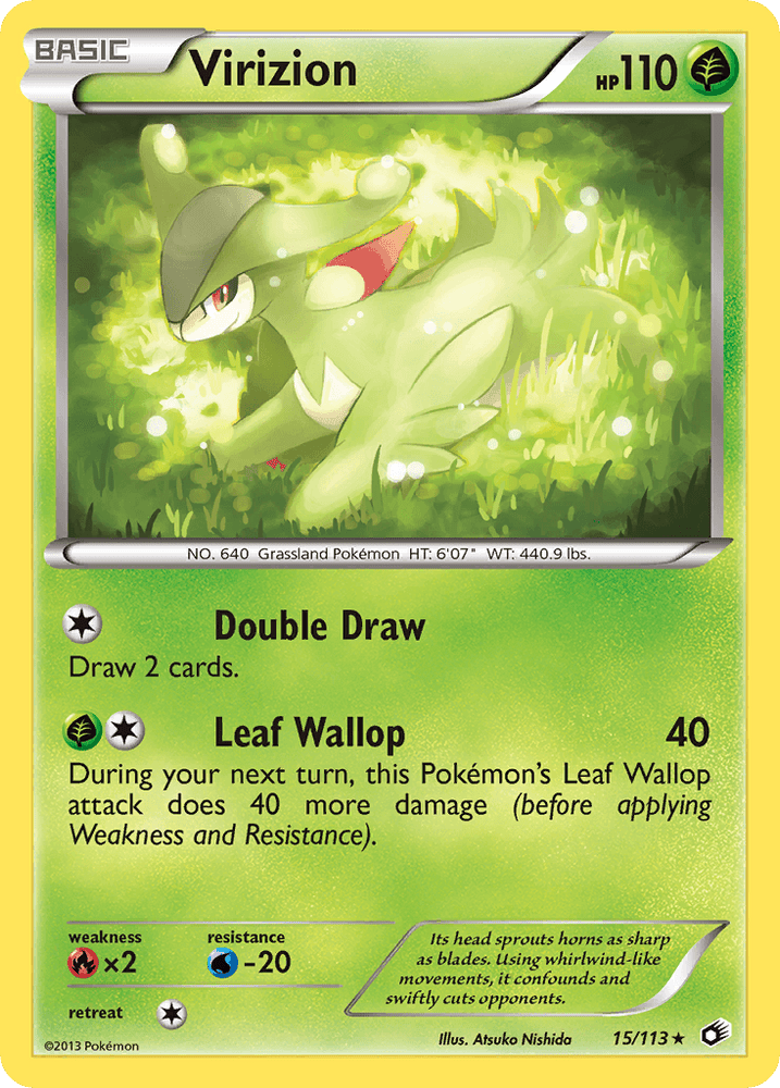 Virizion (15/113) [Black & White: Legendary Treasures] (Online Only)