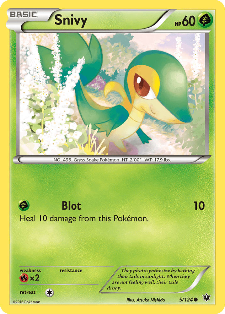 Snivy (5/124) [XY: Fates Collide] (Online Only)