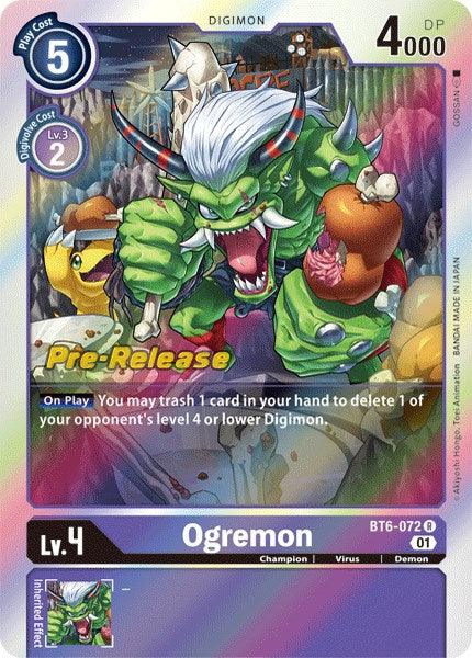 Ogremon [BT6-072] [Double Diamond Pre-Release Cards] (ONLINE ORDER ONLY)