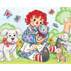 Raggedy Ann 100 Piece Jigsaw Puzzles 4-Pack (ONLINE ORDER ONLY)