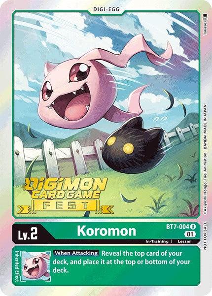 Koromon [BT7-004] (Digimon Card Game Fest 2022) [Next Adventure Promos] (ONLINE ORDER ONLY)