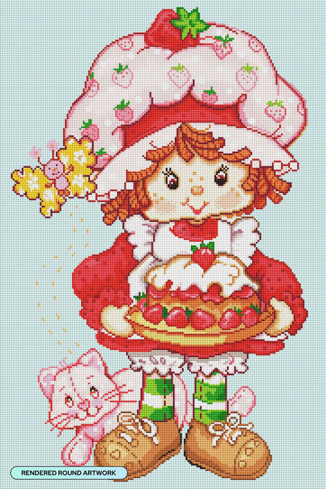 Diamond Art Club – Strawberry Shortcake and Custard (ONLINE ORDER ONLY)
