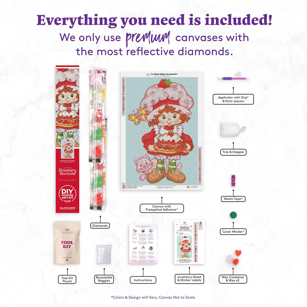 Diamond Art Club – Strawberry Shortcake and Custard (ONLINE ORDER ONLY)