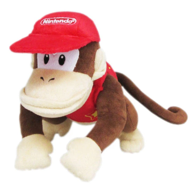 Super Mario All Star Collection Diddy Kong Plush, 9 (ONLINE ORDER ONLY)