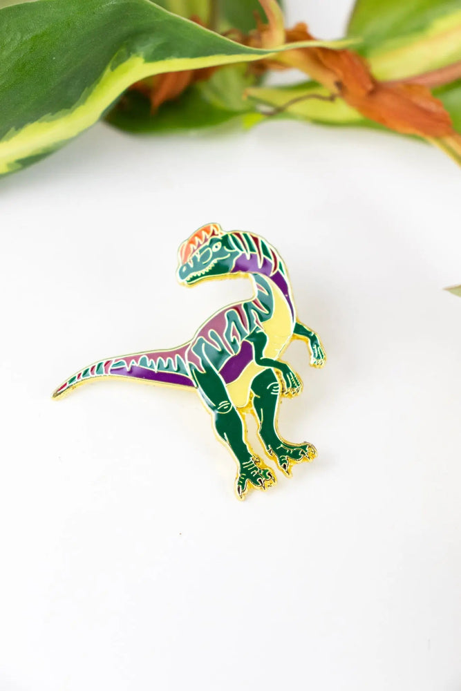 Dilophosaurus Enamel Pin (Dilophosaurus wetherilli)