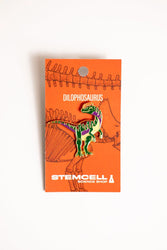Dilophosaurus Enamel Pin (Dilophosaurus wetherilli)