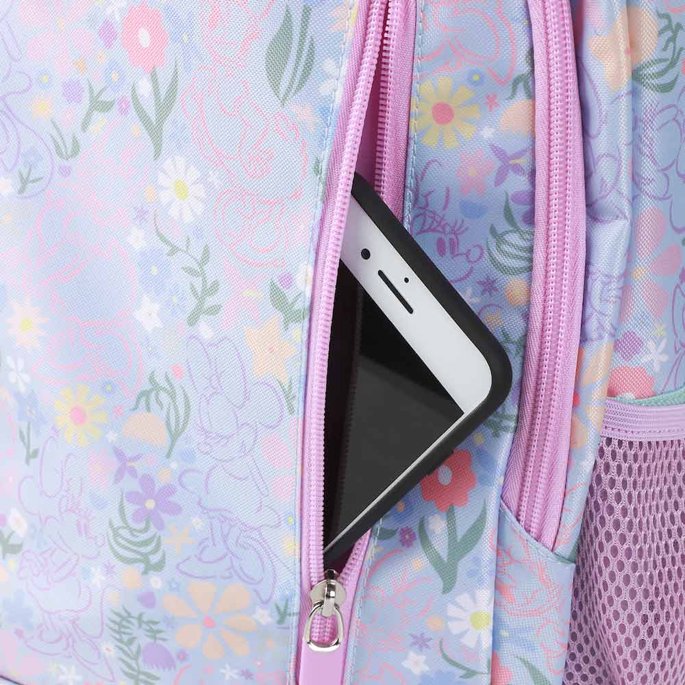 *Collective* Disney Minnie Mouse Lilac Floral 14-inch Youth Backpack & Insulated Lunch Kit Set (ONLINE ORDER ONLY)