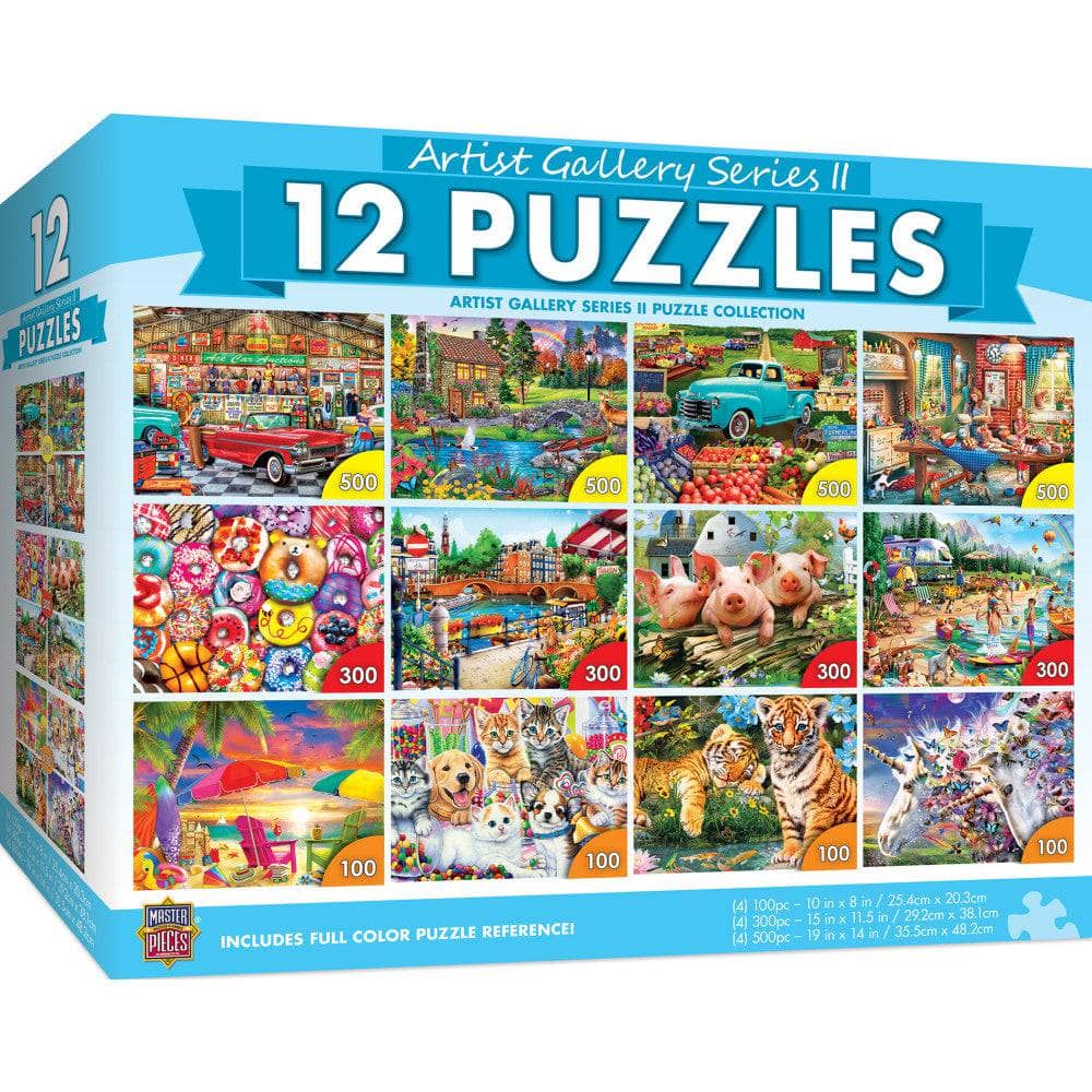 Artist Gallery Jigsaw Puzzle Collection Series 2 - 12-Pack