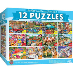 Artist Gallery Jigsaw Puzzle Collection Series 2 - 12-Pack
