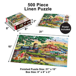 Country Escapes - Apple Express 500 Piece Jigsaw Puzzle