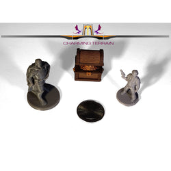 DnD Miniature Opening Lid Treasure Chest Digital STL Download (Online Only)