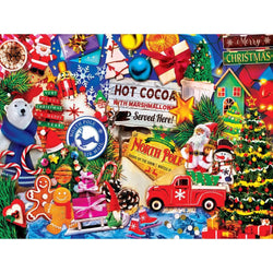 Happy Holidays - Greetings from the North Pole 300 Piece EZ Grip Jigsaw Puzzle