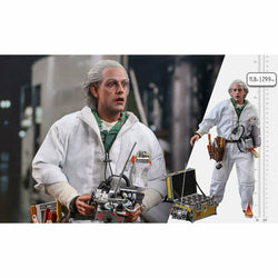 Hot Toys Back to the Future Doc Brown (Deluxe Version) 1:6 Scale Collectible Figure with bonus Plutonium case (ONLINE ORDER ONLY)