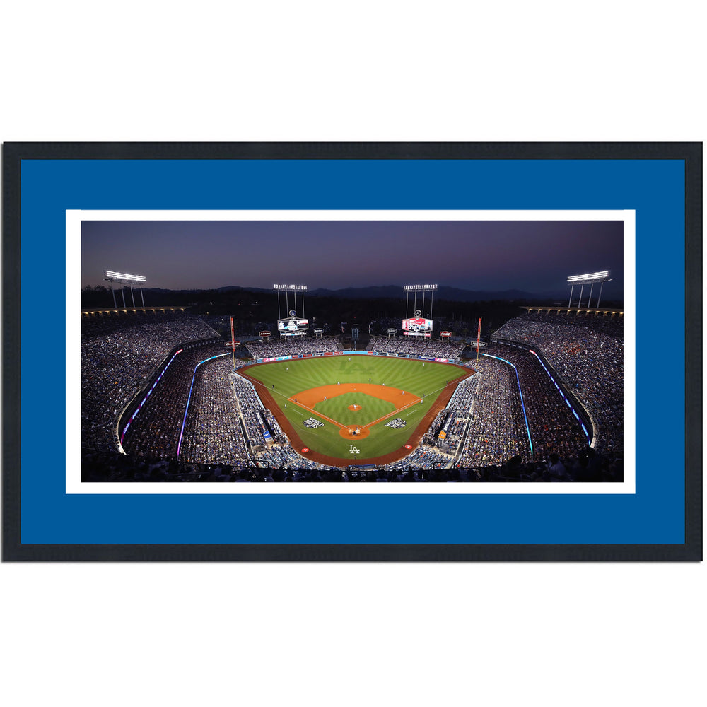 Framed Dodger Stadium Los Angeles Dodgers MLB 16x24 Baseball Photo Professionally Matted