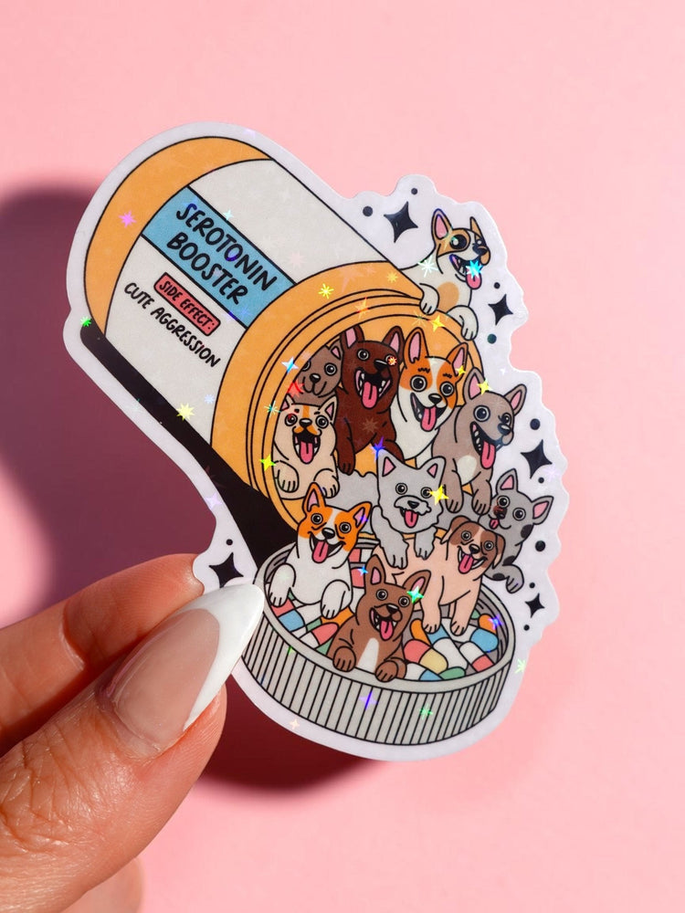 Dogs Serotonin Booster Sticker
