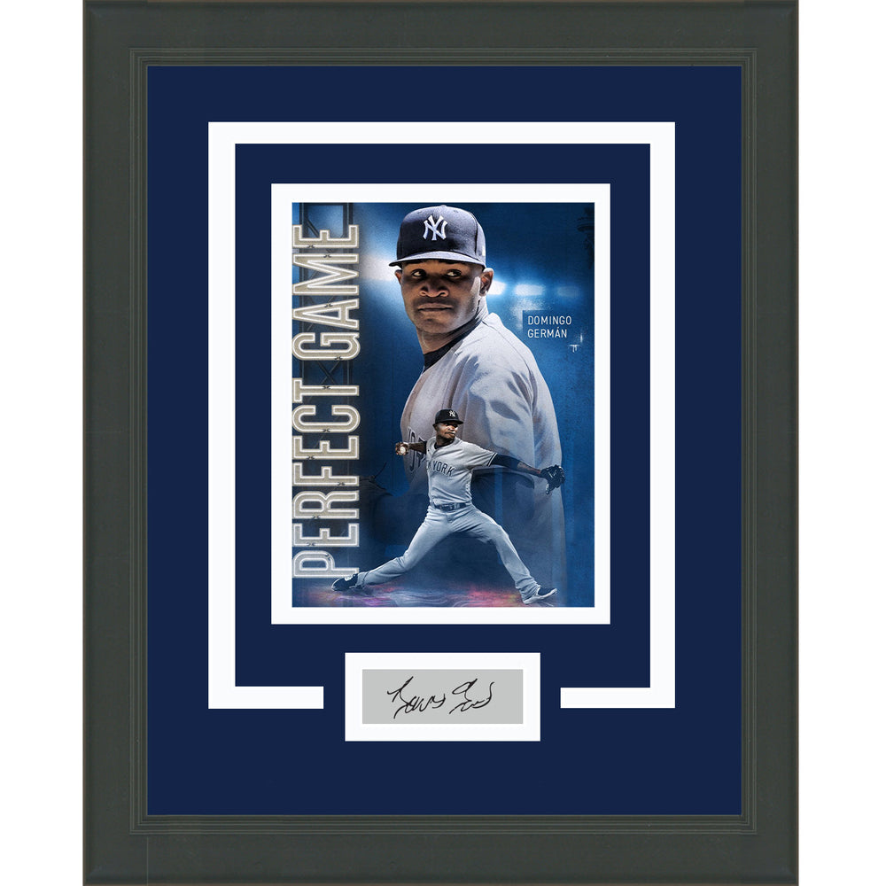 Framed Domingo German Perfect Game Facsimile Laser Engraved Signature Auto New York Yankees 11x14 Baseball Photo (ONLINE ORDER ONLY)