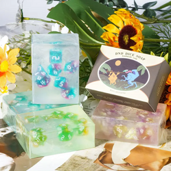 Dice Soap | Lemon Scent Transparent Handmade Soap w/Dice Inside (Online Only)