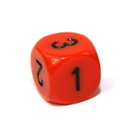 Opaque Orange/black 16mm d3 (d6 w/ 1-2-3 twice) Orange/black (SOLD PER PIECE) (Online Only)