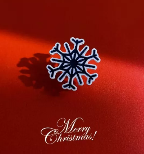 6-Pack Christmas Lapel Pin Set | Santa, Christmas Tree, Stocking, Deer, Snowflake, Festive Cane (Online Only)