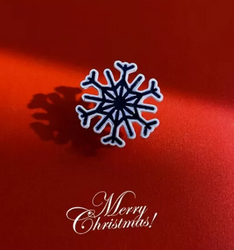 6-Pack Christmas Lapel Pin Set | Santa, Christmas Tree, Stocking, Deer, Snowflake, Festive Cane (Online Only)