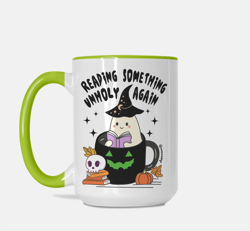 Reading Something Unholy Again Halloween Mug (ONLINE ORDER ONLY)